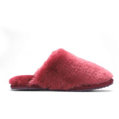 Infinity Leather Damen-Hausschuhe aus Schaffell, Burgunderrot, warm, Winterfell, Pantolette – Aurora Burgund EU 37 Infinity Leather Damen-Hausschuhe aus Schaffell, Burgunderrot, warm, Winterfell, Pantolette – Aurora Burgund EU 37