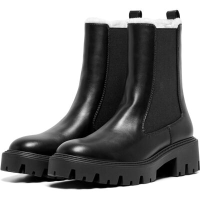 ONLY BETTY-9 WARM FÜTTERTE Polyurethan Damen Schwarze Absatz-Stiefeletten Schwarz EU 36 / UK 3 ONLY BETTY-9 WARM FÜTTERTE Polyurethan Damen Schwarze Absatz-Stiefeletten Schwarz EU 36 / UK 3
