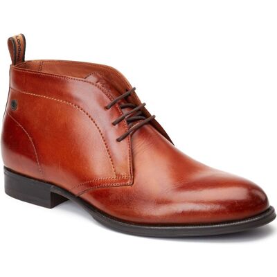 Base London Wallis Leder Herren Ankle Boots in verbranntem Tan Bräunen EU 44.5 / UK 10 Base London Wallis Leder Herren Ankle Boots in verbranntem Tan Bräunen EU 44.5 / UK 10