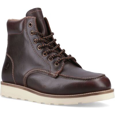 Sperry Boston Leder Herren Schokoladenstiefeletten Schokolade EU 47.5 / UK 12 Sperry Boston Leder Herren Schokoladenstiefeletten Schokolade EU 47.5 / UK 12