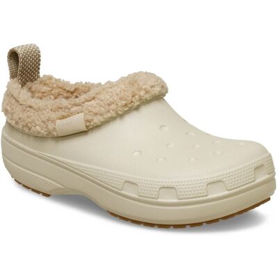 Crocs Klassische Gefütterte Shorty Thermoplast Männer Sandstein Hausschuhe Grau EU 46 / UK 11 Crocs Klassische Gefütterte Shorty Thermoplast Männer Sandstein Hausschuhe Grau EU 46 / UK 11