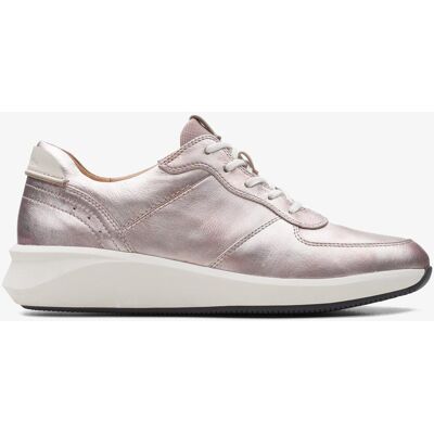 Clarks Un Rio Sprint Platinum Trainer Silber EU 37 / UK 4 Clarks Un Rio Sprint Platinum Trainer Silber EU 37 / UK 4