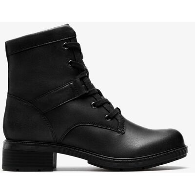 Clarks Hearth Parker Schwarze Lederstiefel Schwarz EU 38,5 / UK 5,5 Clarks Hearth Parker Schwarze Lederstiefel Schwarz EU 38,5 / UK 5,5