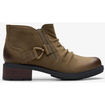 Clarks Hearth Clara Schiefer Nubukstiefel Braun EU 37,5 / UK 4,5 Clarks Hearth Clara Schiefer Nubukstiefel Braun EU 37,5 / UK 4,5