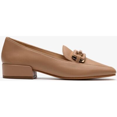 Clarks Seren30 Einfache Pralinen-Leder-Schuhe Beige EU 41 / UK 7,5 Clarks Seren30 Einfache Pralinen-Leder-Schuhe Beige EU 41 / UK 7,5