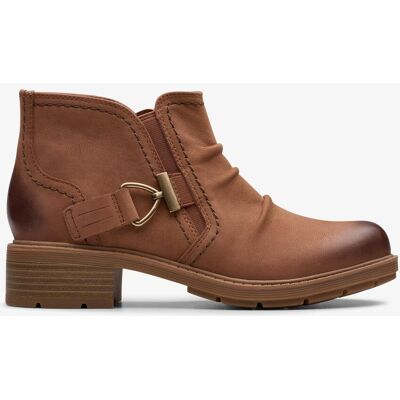 Clarks Hearth Clara Tan Nubuk-Stiefel Braun EU 36,5 / UK 3,5 Clarks Hearth Clara Tan Nubuk-Stiefel Braun EU 36,5 / UK 3,5
