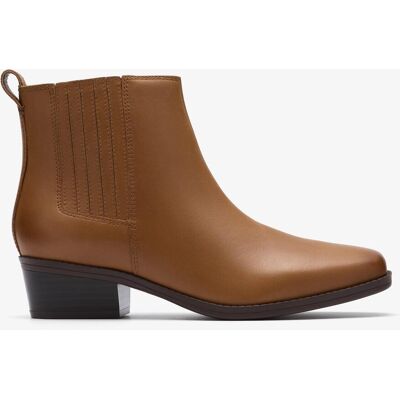 Clarks Danyelle Skip Tan Lederstiefel Braun EU 36 / UK 3 Clarks Danyelle Skip Tan Lederstiefel Braun EU 36 / UK 3