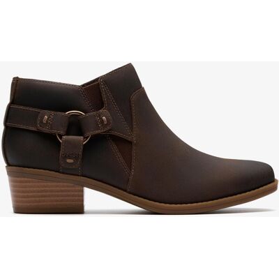 Clarks Danyelle Gema Taupe Ölfleckenlederstiefel Braun EU 40 / UK 6,5 Clarks Danyelle Gema Taupe Ölfleckenlederstiefel Braun EU 40 / UK 6,5