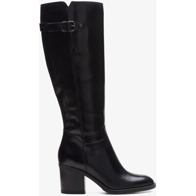 Clarks Mascarpone 2 Up Schwarze Lederstiefel Schwarz EU 37 / UK 4 Clarks Mascarpone 2 Up Schwarze Lederstiefel Schwarz EU 37 / UK 4
