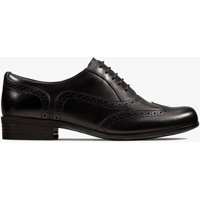 Clarks Hamble Oak Schwarze Leder Schuhe Schwarz EU 38 / UK 5 Clarks Hamble Oak Schwarze Leder Schuhe Schwarz EU 38 / UK 5