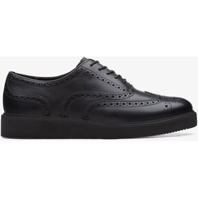 Clarks Glickly Brogue 2 Schwarze Lederschuhe Schwarz EU 38,5 / UK 5,5 Clarks Glickly Brogue 2 Schwarze Lederschuhe Schwarz EU 38,5 / UK 5,5