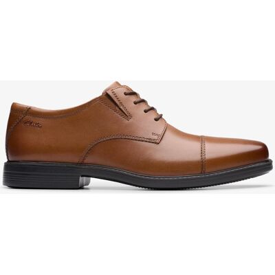 Clarks Cosgrove Cap Dunkelbraune Leder-Schuhe Braun EU 44.5 / UK 10 Clarks Cosgrove Cap Dunkelbraune Leder-Schuhe Braun EU 44.5 / UK 10