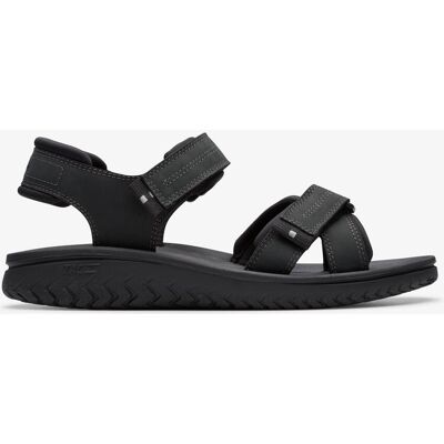 Clarks Wesley Shore Schwarze Leder Sandalen Schwarz EU 39/UK 6 Clarks Wesley Shore Schwarze Leder Sandalen Schwarz EU 39/UK 6