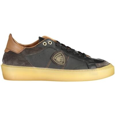 Blauer Usa Leder Low Top Sneaker Schwarz EU44 Blauer Usa Leder Low Top Sneaker Schwarz EU44