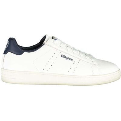 Blauer Weiße Leder Herren Sneaker Weiß EU41 Blauer Weiße Leder Herren Sneaker Weiß EU41