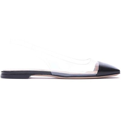Gianvito Rossi Plexi Slingback Ballerinas Schwarz EU 38 Gianvito Rossi Plexi Slingback Ballerinas Schwarz EU 38