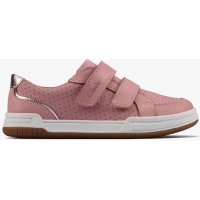 Clarks Fawn Solo K Hellrosa Lea Sneaker Rosa EU 29,5 / UK 11,5 Clarks Fawn Solo K Hellrosa Lea Sneaker Rosa EU 29,5 / UK 11,5