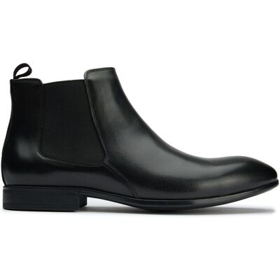 Sole Ldn Wide Fit Chelsea Stiefel Schwarz EU 44.5 / UK 10 Sole Ldn Wide Fit Chelsea Stiefel Schwarz EU 44.5 / UK 10
