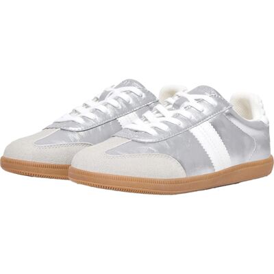 Only - "Amber" Sneaker für Damen (Silber) Silber EU 40,5 / UK 7 Only - "Amber" Sneaker für Damen (Silber) Silber EU 40,5 / UK 7