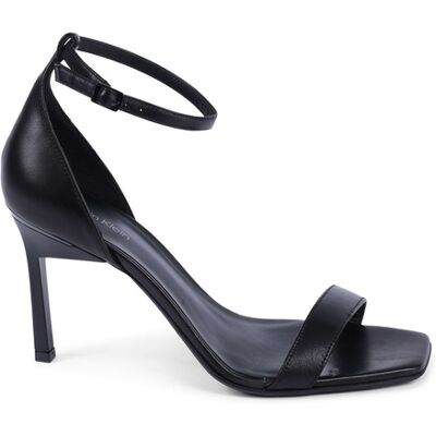 Calvin Klein Kiara Sandalen Leder High Heels Schwarz EU 37 Calvin Klein Kiara Sandalen Leder High Heels Schwarz EU 37