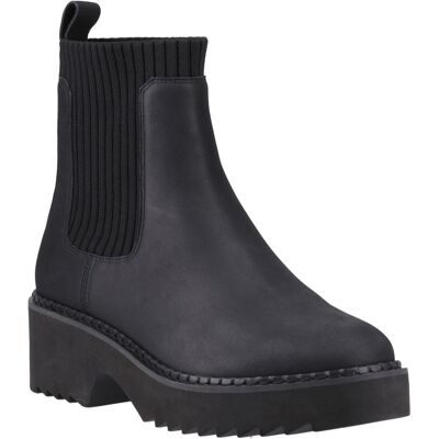 TOMS Millie Leder Damen Schwarze Absatzstiefeletten Schwarz EU 38 / UK 5 TOMS Millie Leder Damen Schwarze Absatzstiefeletten Schwarz EU 38 / UK 5