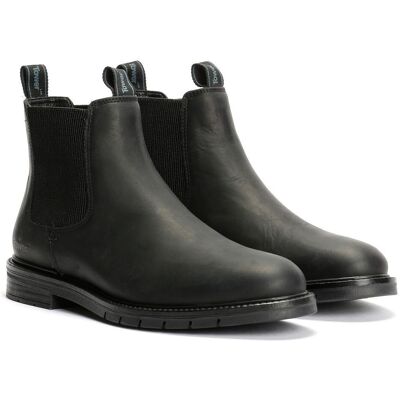 Tower London Harbour Leder Herren Schwarze Stiefel Schwarz EU 44.5 / UK 10 Tower London Harbour Leder Herren Schwarze Stiefel Schwarz EU 44.5 / UK 10