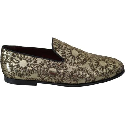 Dolce & Gabbana Blumen Mokassins Schlupfstil Braun US 39 Dolce & Gabbana Blumen Mokassins Schlupfstil Braun US 39