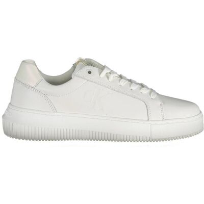 Calvin Klein Plattform Low Top Sneaker Weiß US 39 Calvin Klein Plattform Low Top Sneaker Weiß US 39