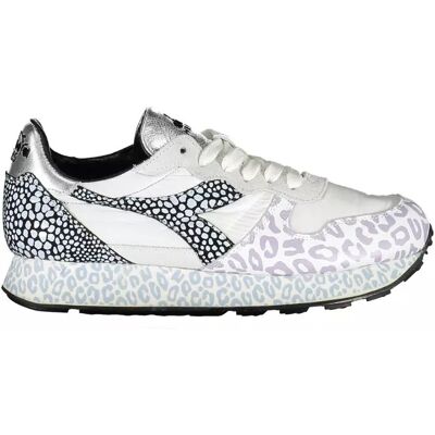 Diadora Weiße Sneaker - Kontrastsohle - Damen Diadora Weiße Sneaker - Kontrastsohle - Damen