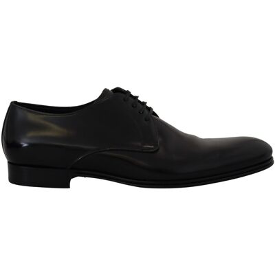 Dolce & Gabbana Leder Oxford-Schuhe Klassischer Stil Schwarz EU40 Dolce & Gabbana Leder Oxford-Schuhe Klassischer Stil Schwarz EU40