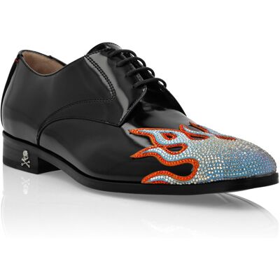 Philipp Plein Schnürer Flame Schwarz EU43 Philipp Plein Schnürer Flame Schwarz EU43
