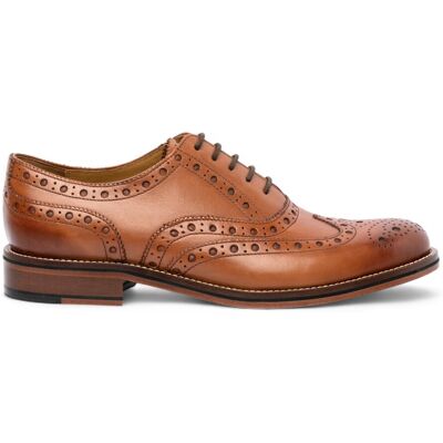 Chapman Moore Chapman & Moore Herren-Brogue-Schuhe aus hellbraunem Leder, Oxford-Stil, fürs Büro Dunkelbraun EU45 Chapman Moore Chapman & Moore Herren-Brogue-Schuhe aus hellbraunem Leder, Oxford-Stil, fürs Büro Dunkelbraun EU45