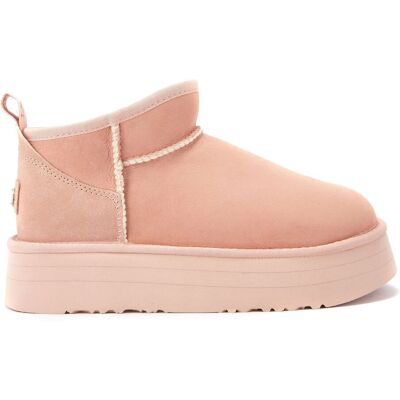 Australia Luxe Gemütliche, ultrakurze Plateau-Rosenstiefel Rosa US 39 Australia Luxe Gemütliche, ultrakurze Plateau-Rosenstiefel Rosa US 39