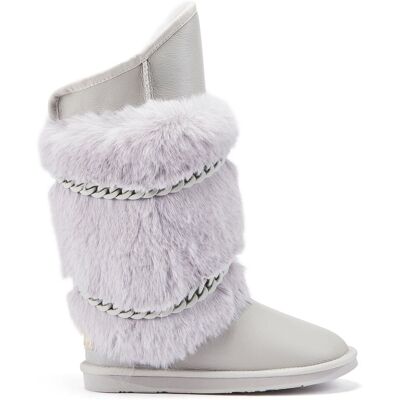 Australia Luxe Atilla II Eisgraue Kniehohe Stiefel Grau US 39 Australia Luxe Atilla II Eisgraue Kniehohe Stiefel Grau US 39