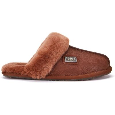 Australia Luxe Geschlossene Mule-Whisky-Slipper Braun L Australia Luxe Geschlossene Mule-Whisky-Slipper Braun L