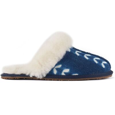 Australia Luxe Geschlossene Pantoletten in Indigo Blau M Australia Luxe Geschlossene Pantoletten in Indigo Blau M