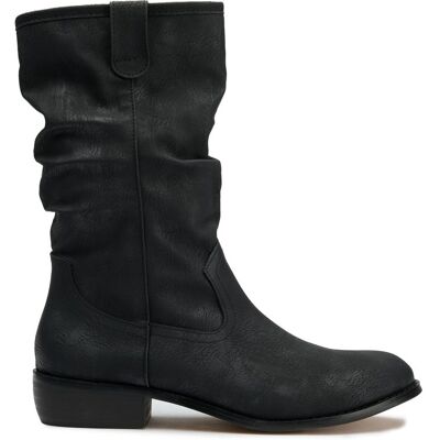 V.gan Vegane Pflaumen Western Stiefel Schwarz EU 39/UK 6 V.gan Vegane Pflaumen Western Stiefel Schwarz EU 39/UK 6