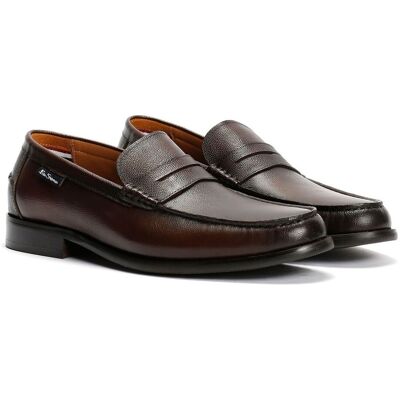 Ben Sherman Hester Leder Herren Braune Slipper Braun EU 43 / UK 9 Ben Sherman Hester Leder Herren Braune Slipper Braun EU 43 / UK 9
