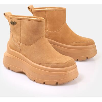 Buffalo Olympia Pull On LO Warm Damen Braune Stiefel Braun EU 39/UK 6 Buffalo Olympia Pull On LO Warm Damen Braune Stiefel Braun EU 39/UK 6
