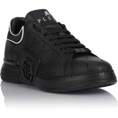 Philipp Plein Lo-Top Turnschuhe Monogram Schwarz EU44 Philipp Plein Lo-Top Turnschuhe Monogram Schwarz EU44