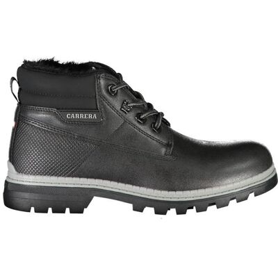Carrera Herren Schwarze Kunstleder Stiefeletten Ca25370 Schwarz US 39 Carrera Herren Schwarze Kunstleder Stiefeletten Ca25370 Schwarz US 39