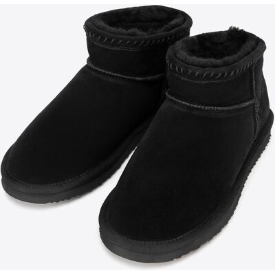 Wittchen Damen-Wildlederstiefel mit Wollfutter, Schwarz, Schwarzes Wildleder Schwarz EU 37 Wittchen Damen-Wildlederstiefel mit Wollfutter, Schwarz, Schwarzes Wildleder Schwarz EU 37