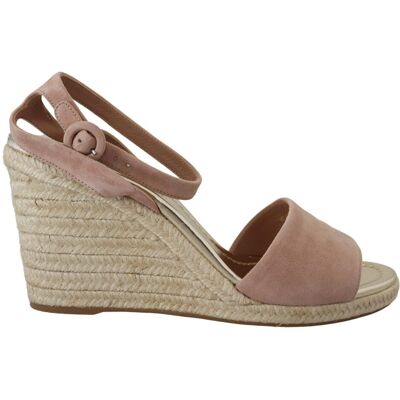 Prada Plattform Keil-ESL-Sandalen Roségold EU40 Prada Plattform Keil-ESL-Sandalen Roségold EU40