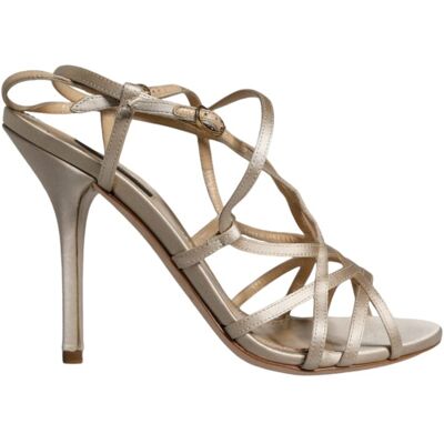 Dolce & Gabbana Hochhackige Sandalen Modell La7708 Bräunen EU40 Dolce & Gabbana Hochhackige Sandalen Modell La7708 Bräunen EU40