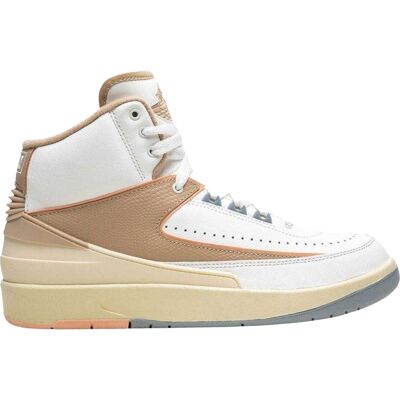 Nike - "Air Jordan 2 Retro" Sneaker für Herren, Leder (Weiß/Hellbraun) Weiß EU 37,5 / UK 4,5 Nike - "Air Jordan 2 Retro" Sneaker für Herren, Leder (Weiß/Hellbraun) Weiß EU 37,5 / UK 4,5