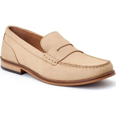 Base London Garfield Leder Herren Sand Farbene Slipper Bräunen EU 43 / UK 9 Base London Garfield Leder Herren Sand Farbene Slipper Bräunen EU 43 / UK 9