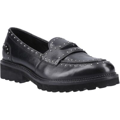 Hush Puppies Genie Leder Damen Schwarze Standard Slipper Schwarz EU 38 / UK 5 Hush Puppies Genie Leder Damen Schwarze Standard Slipper Schwarz EU 38 / UK 5