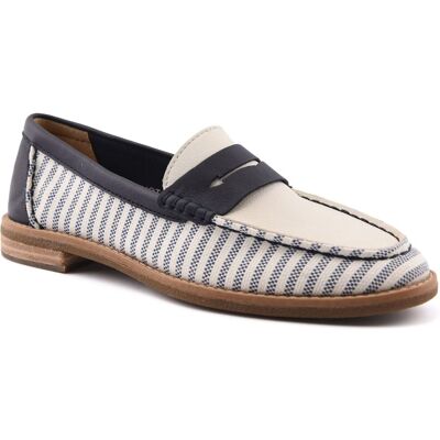 Sperry Port Driving Textil Damen Loafer Weiß/Navy Standard Weiß EU 37,5 / UK 4,5 Sperry Port Driving Textil Damen Loafer Weiß/Navy Standard Weiß EU 37,5 / UK 4,5