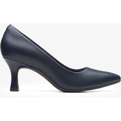 Clarks Kataleyna Gem Navy Leder Schuhe Blau EU 37,5 / UK 4,5 Clarks Kataleyna Gem Navy Leder Schuhe Blau EU 37,5 / UK 4,5