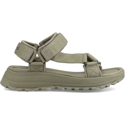 Hush Puppies Kendra Textil Damen Khaki Sandalen Khaki EU 36 / UK 3 Hush Puppies Kendra Textil Damen Khaki Sandalen Khaki EU 36 / UK 3